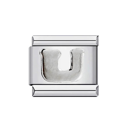 Silver Color 26 English Letter 071