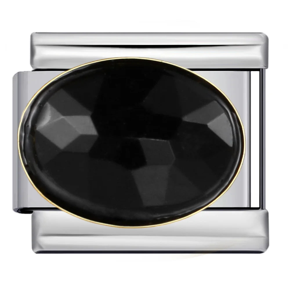 Black Italian Charm Links 318