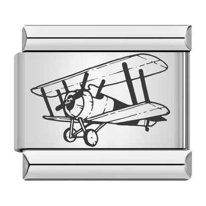 Laser Italian Charm Links 047