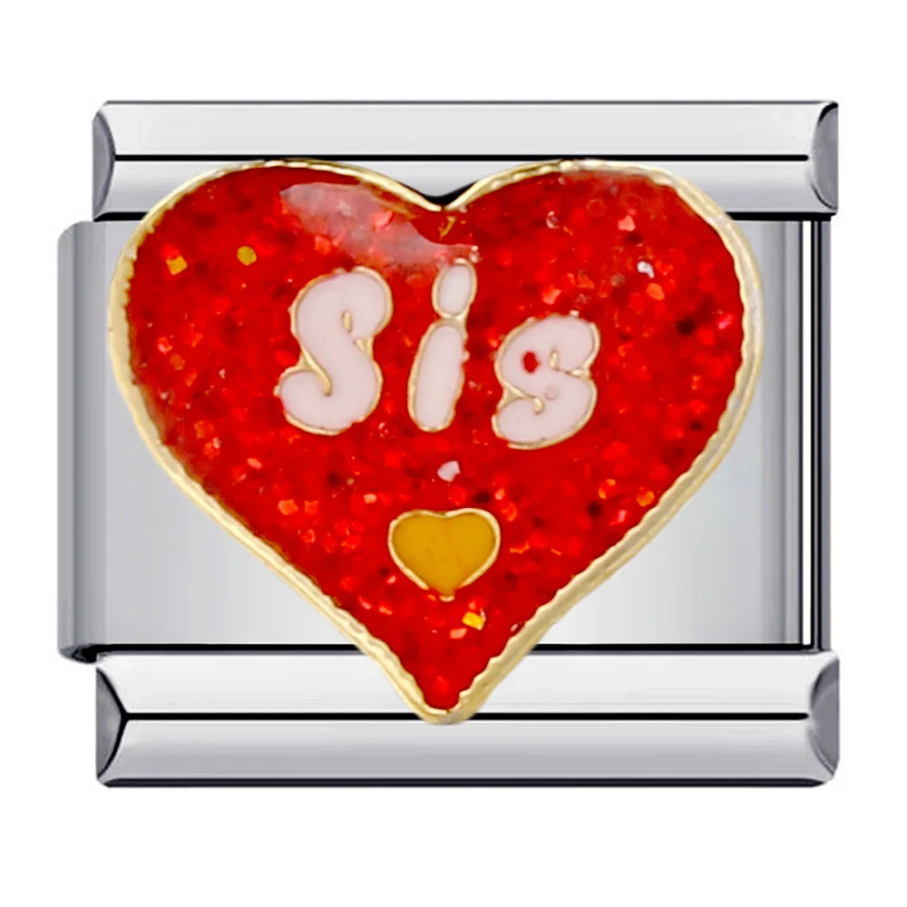 Words Italian Charm Links 072