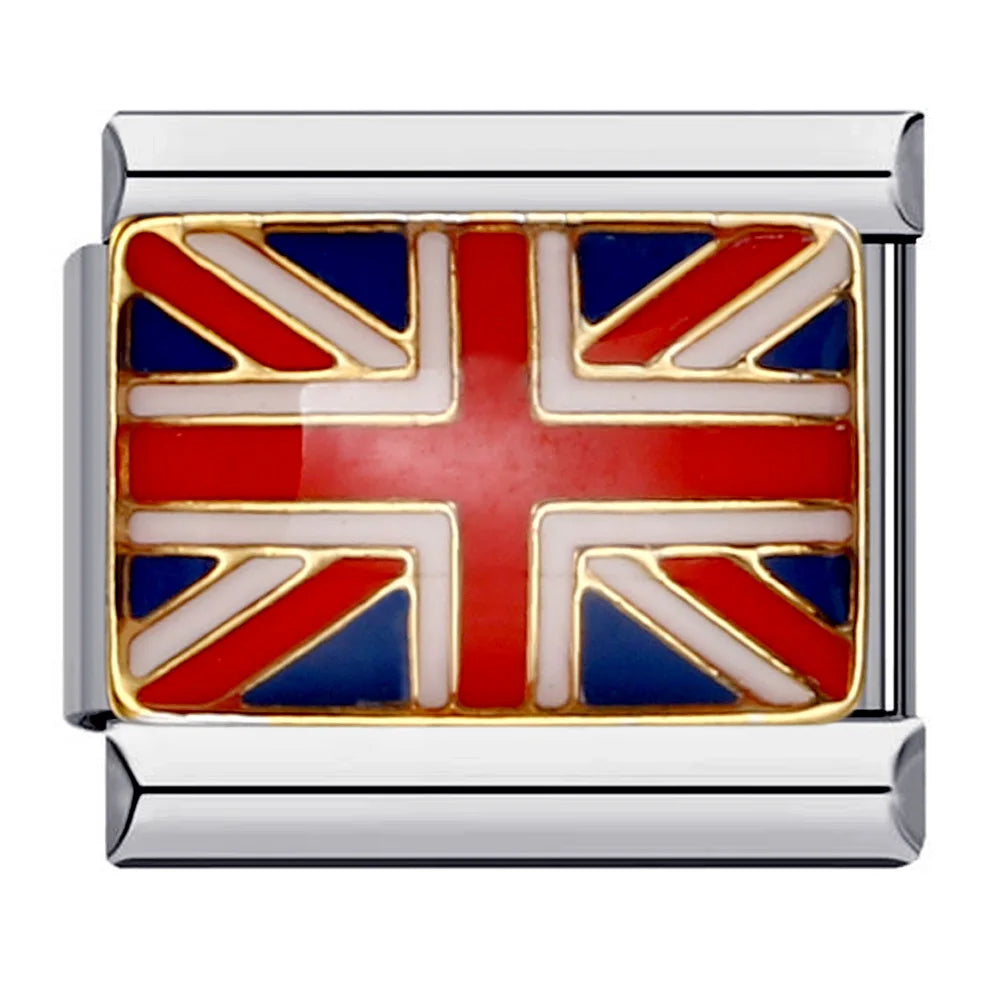 National Flag Italian Charm Links 068