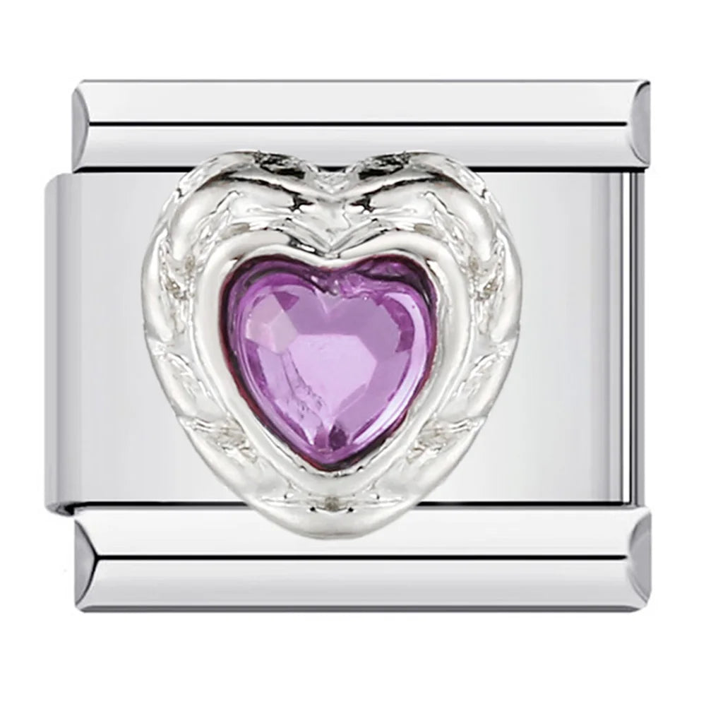 Pink Italian Charm Link 401