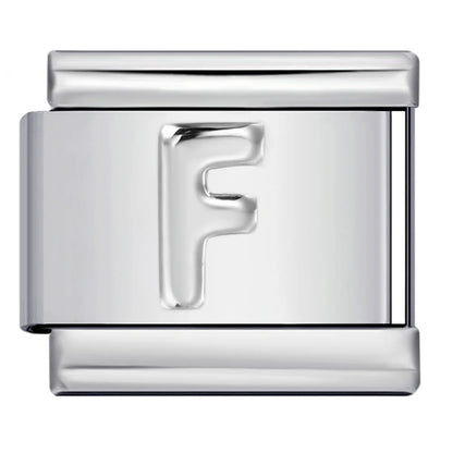 Silver Color 26 English Letters 134