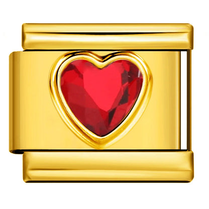 Heart Italian Charm Link 473