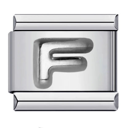 Silver Color 26 English Letters 174