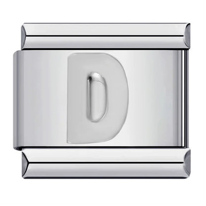 Silver Color 26 English Letters 125