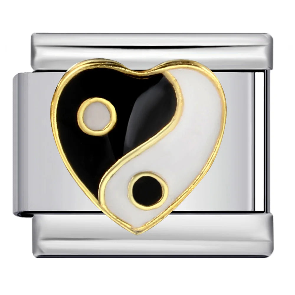 Black Italian Charm Link 315