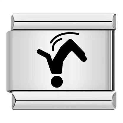 Laser Italian Charm Links 114