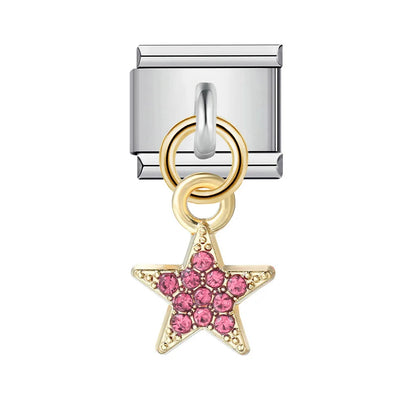 Pink Italian Charm Link 401