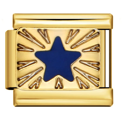Gold Color Italian Charm 478