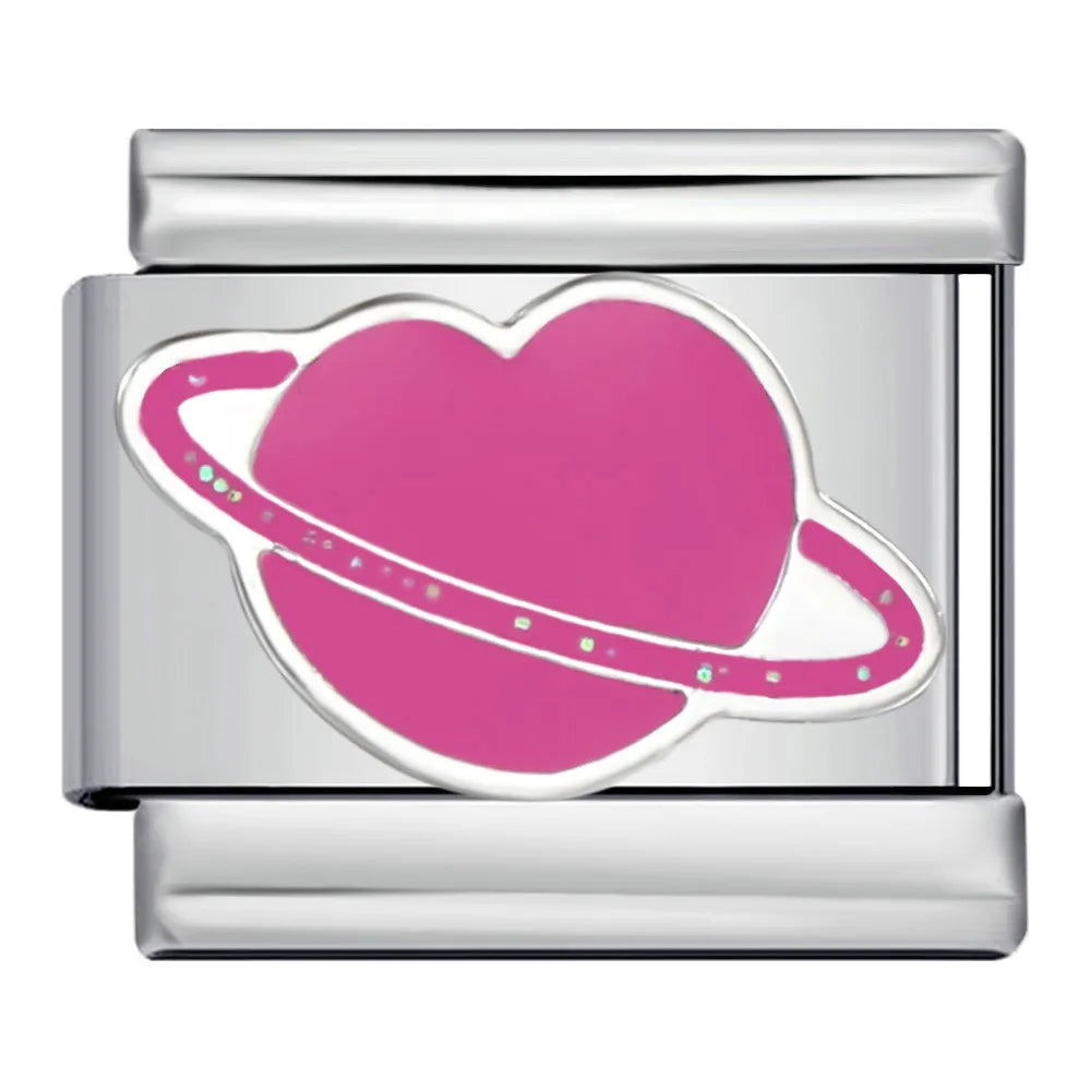 Pink Italian Charms Links 166