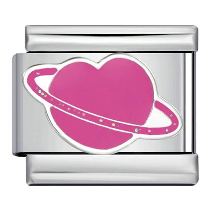 Pink Italian Charms Links 166