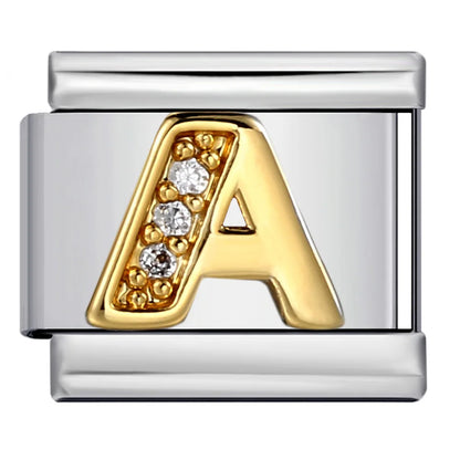 Gold Color 26 English Letter 207