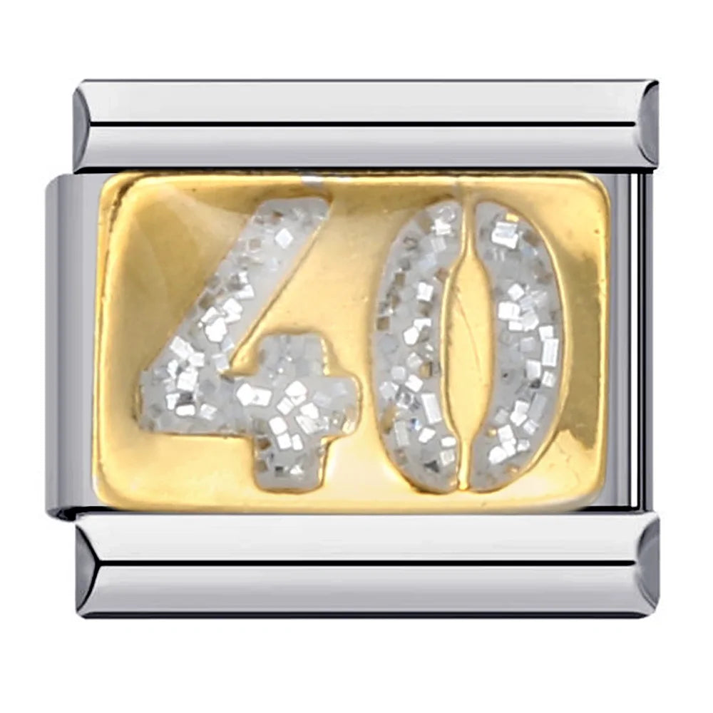 0-9 Number Italian Charm Links 069