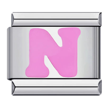 Pink 26 English Letters