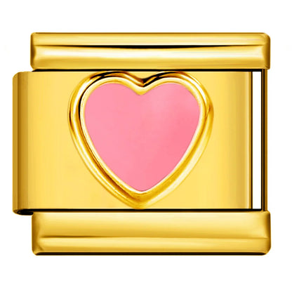 Gold Color Italian Charm Link 477
