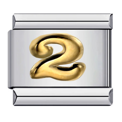0-9 Number Italian Charm Links 069