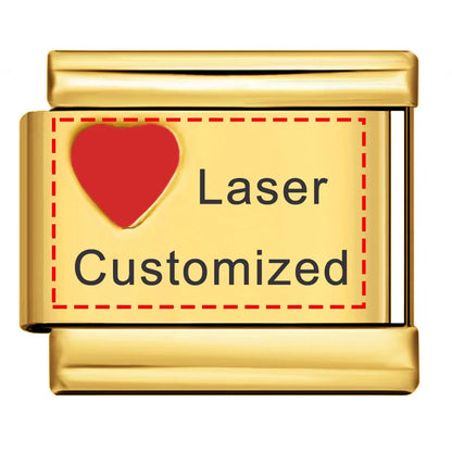 Laser Customized Italian Charm 415