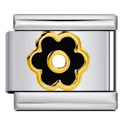 Flower Italian Charm Link 449