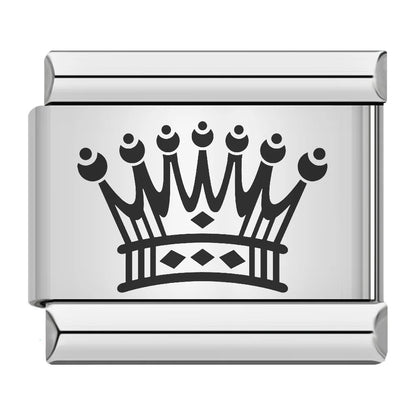 Laser Italian Charm Links 052