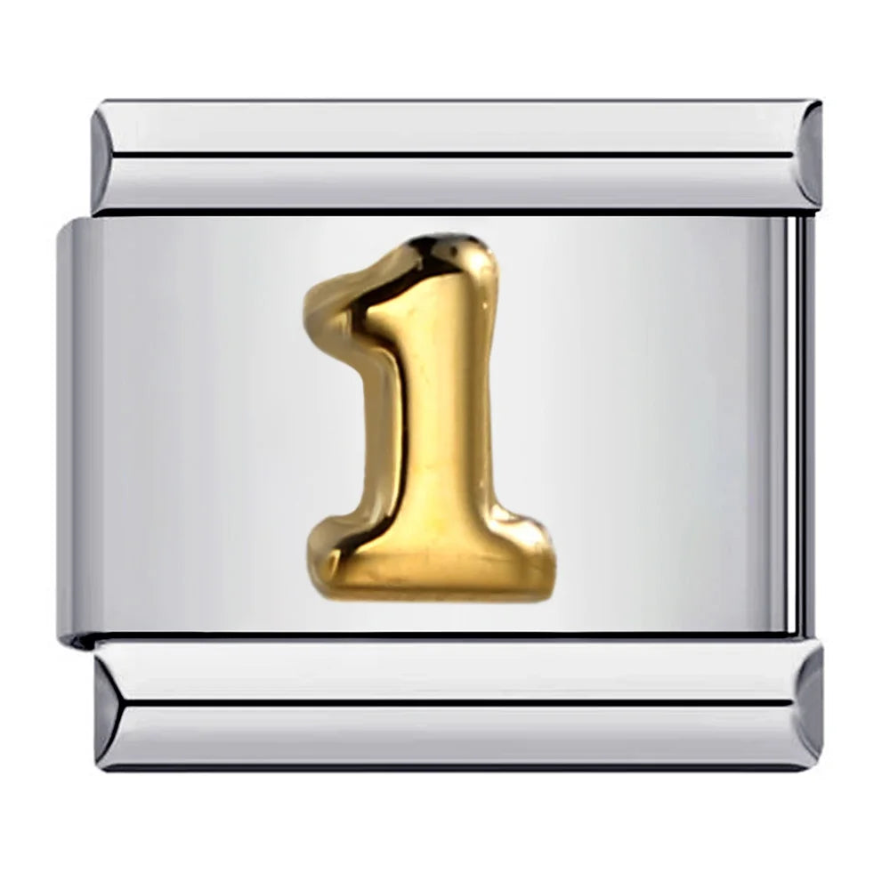 0-9 Number Italian Charm Links 069
