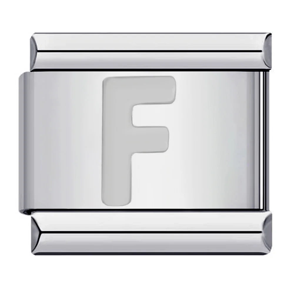 Silver Color 26 English Letters 125
