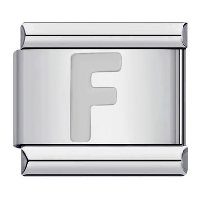 Silver Color 26 English Letters 125