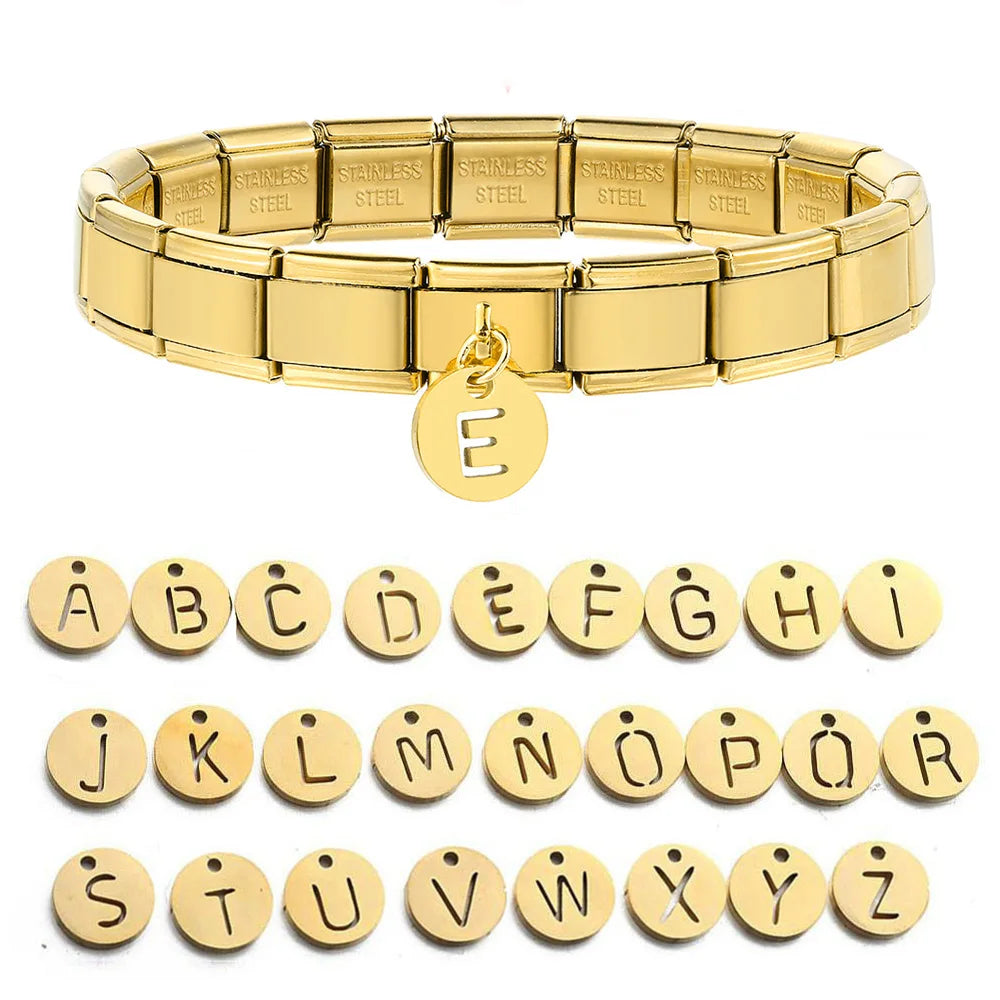 Laser Italian Charm Links 050