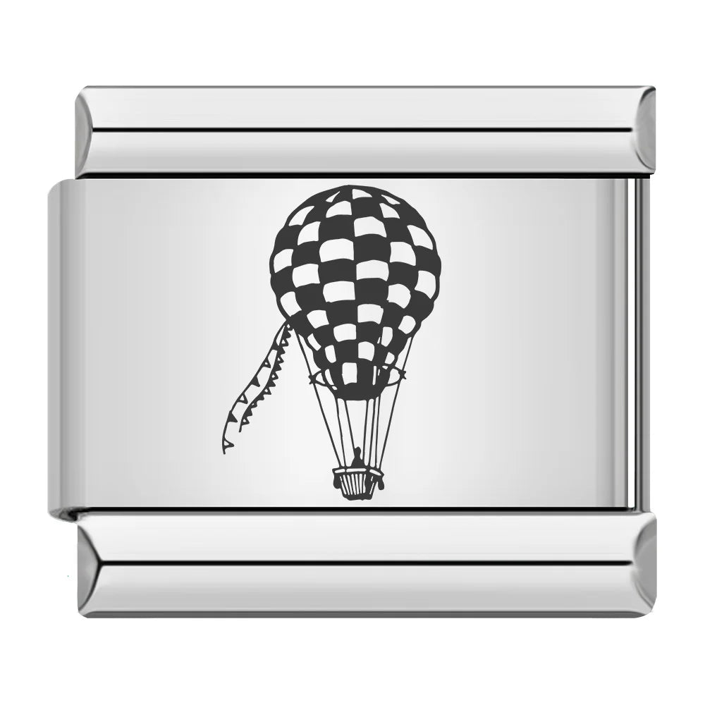 Laser Italian Charm Links 360