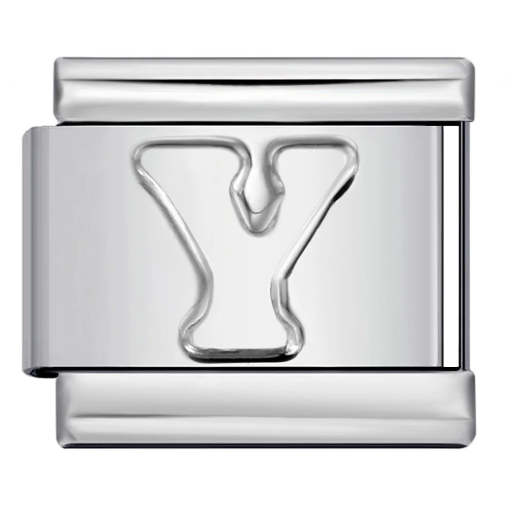 Silver Color 26 English Letter 533