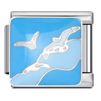 Ocean Italian Charm Link 322