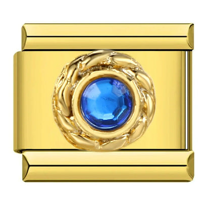 Blue Italian Charm Link 320