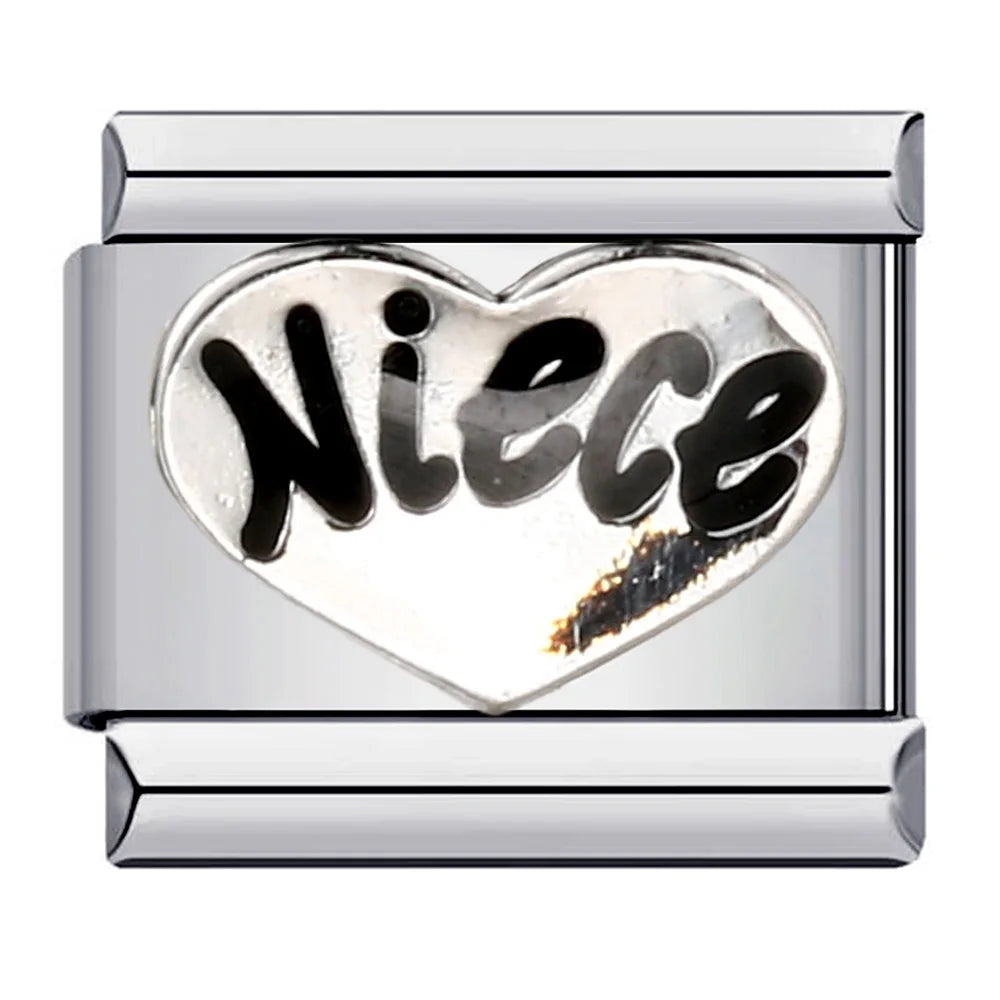 Words Italian Charm Links 079