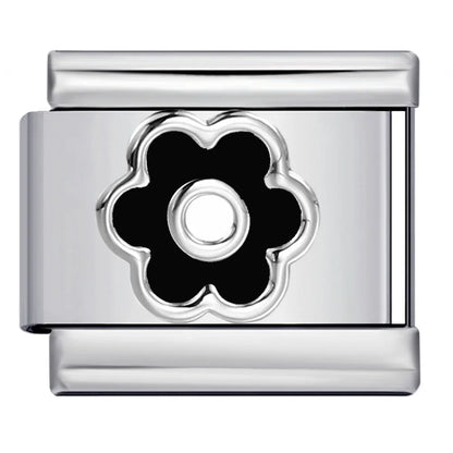 Flower Italian Charm Link 449