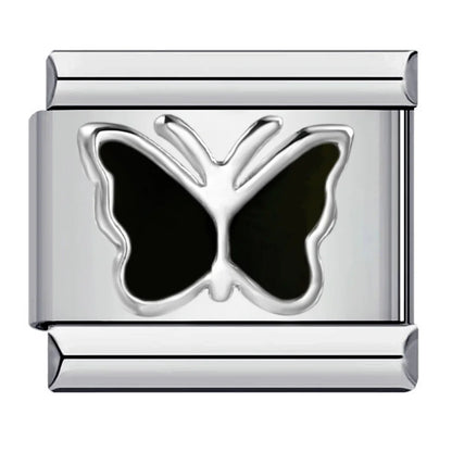 Black Italian Charm Links 318