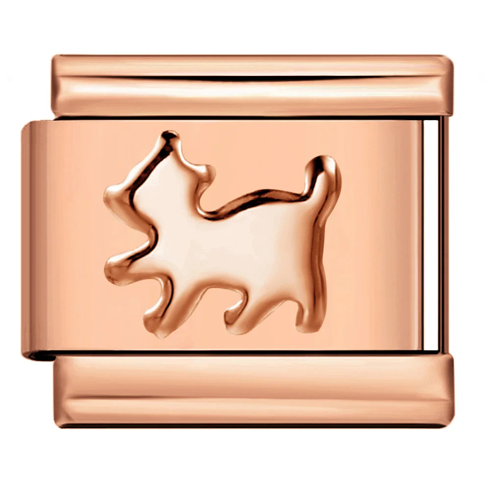 Rose Gold Color Italian Charm 476