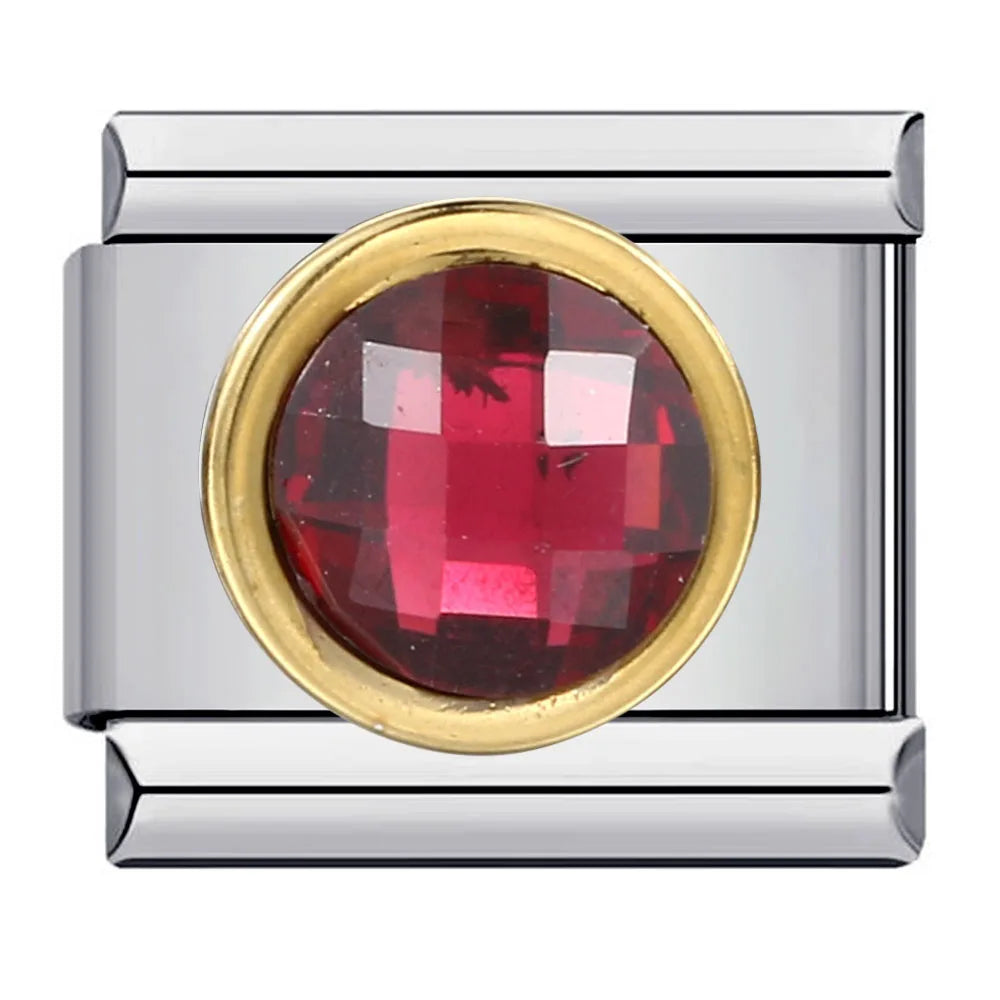 Round Italian Charm Links 118