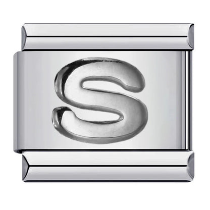 Silver Color 26 English Letters 174
