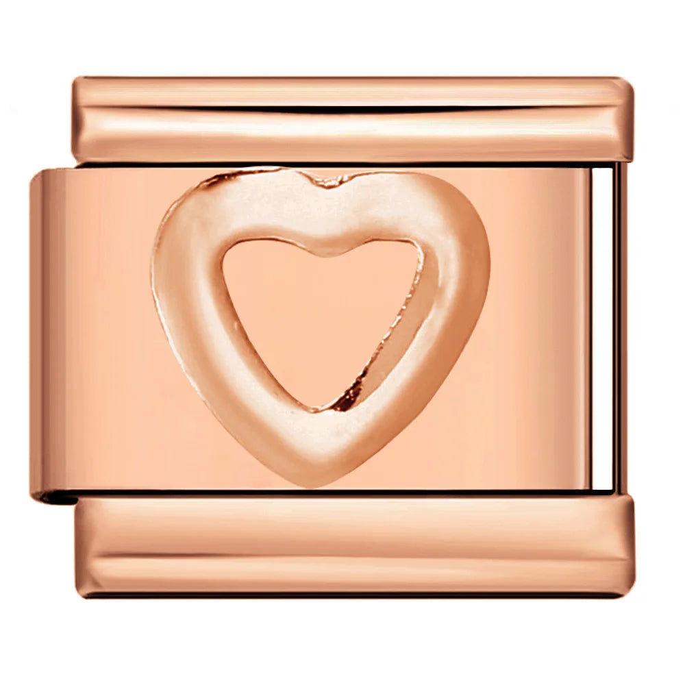 Rose Gold Color Italian Charm 476