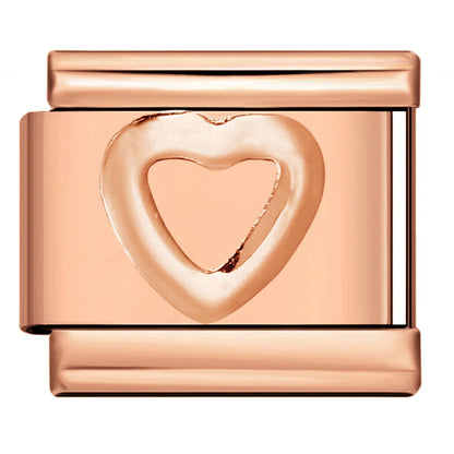 Rose Gold Color Italian Charm 476