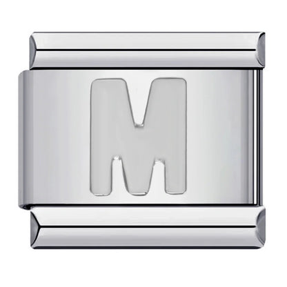 Silver Color 26 English Letters 125