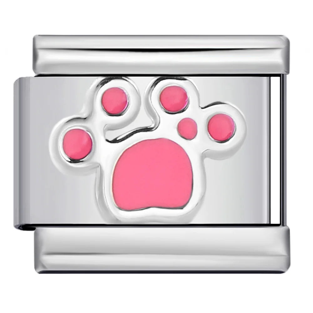 Paw Print Italian Charm 316