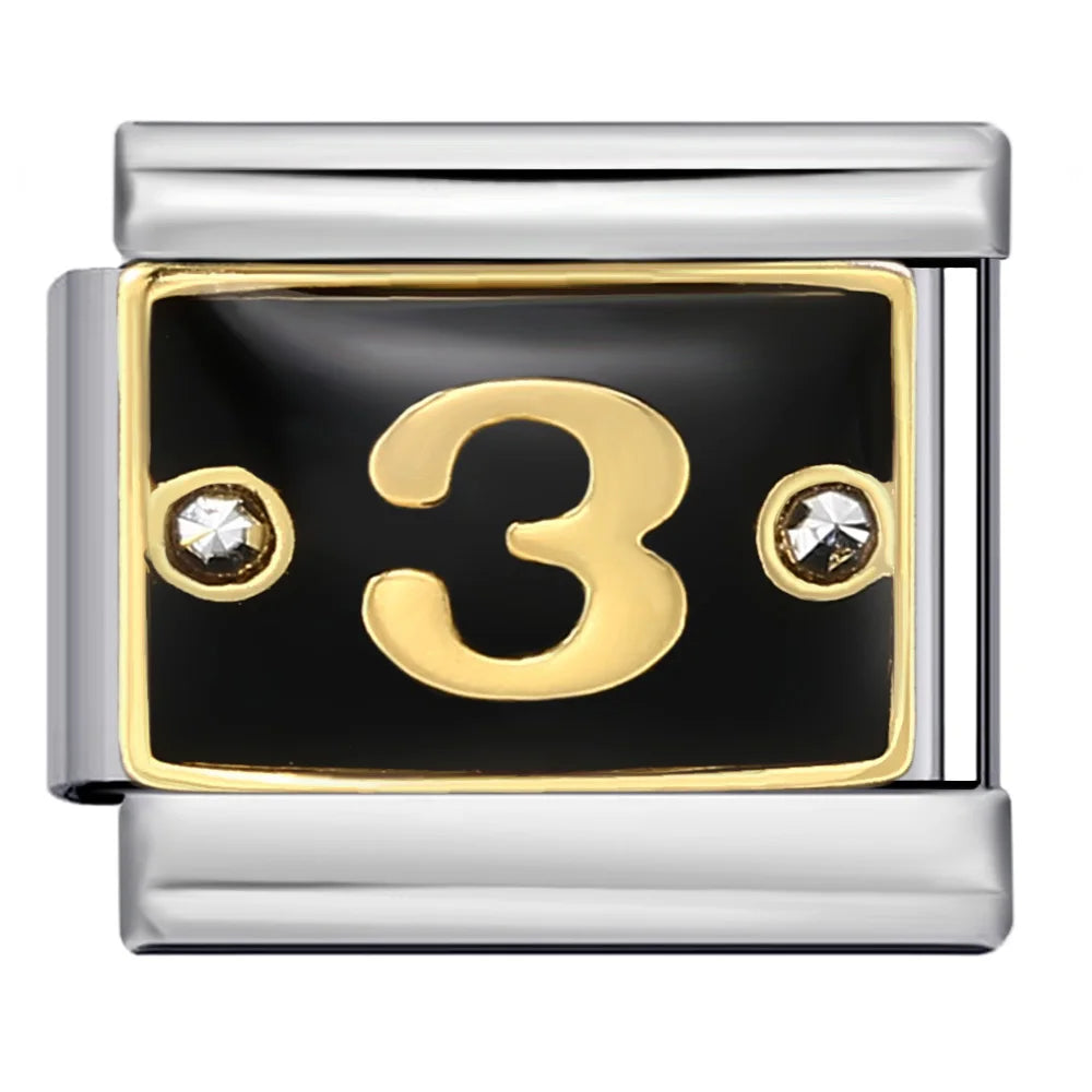 0-9 Number Italian Charm 254