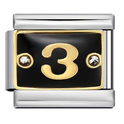 0-9 Number Italian Charm 254
