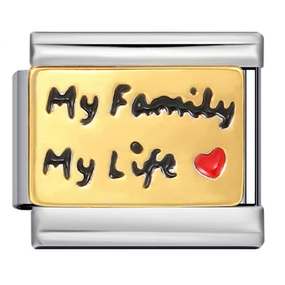Family Italian Charm Link 470