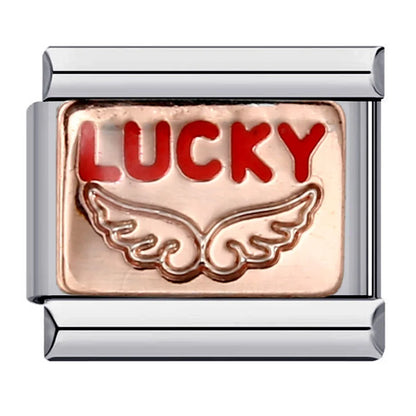 Wings Italian Charm Links 092