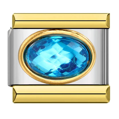 Zirconia Italian Charms Links 091