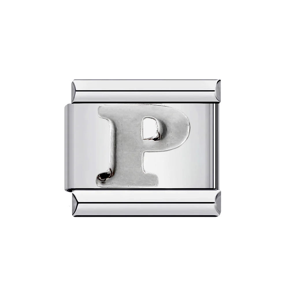 Silver Color 26 English Letter 071