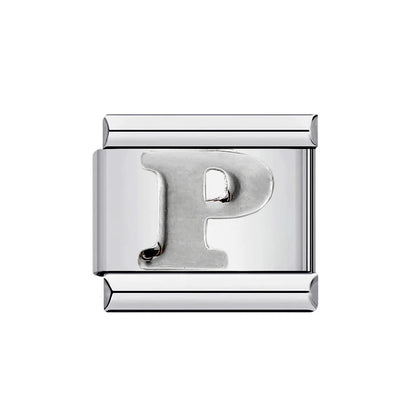 Silver Color 26 English Letter 071