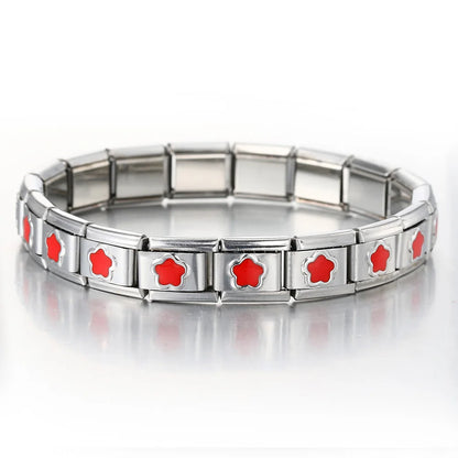 Flower Italian Charm Link 480